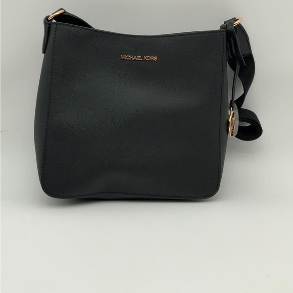 Michael Kors Black Crossbody Bag with Gold Accents - Picture 1 of 2